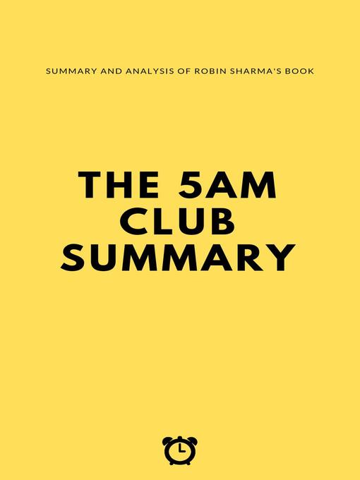 Title details for The 5AM Club Summary by Vince Massara - Available